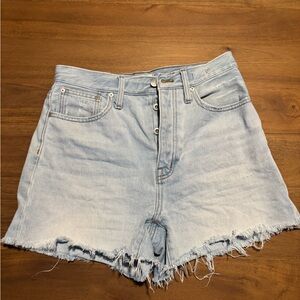 Madewell mom jean short